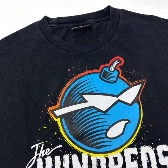 The‎ Hundreds Men T-Shirt Black Logo Huge Graphic Short Sleeve Tee 2XL XXL - Picture 1 of 8